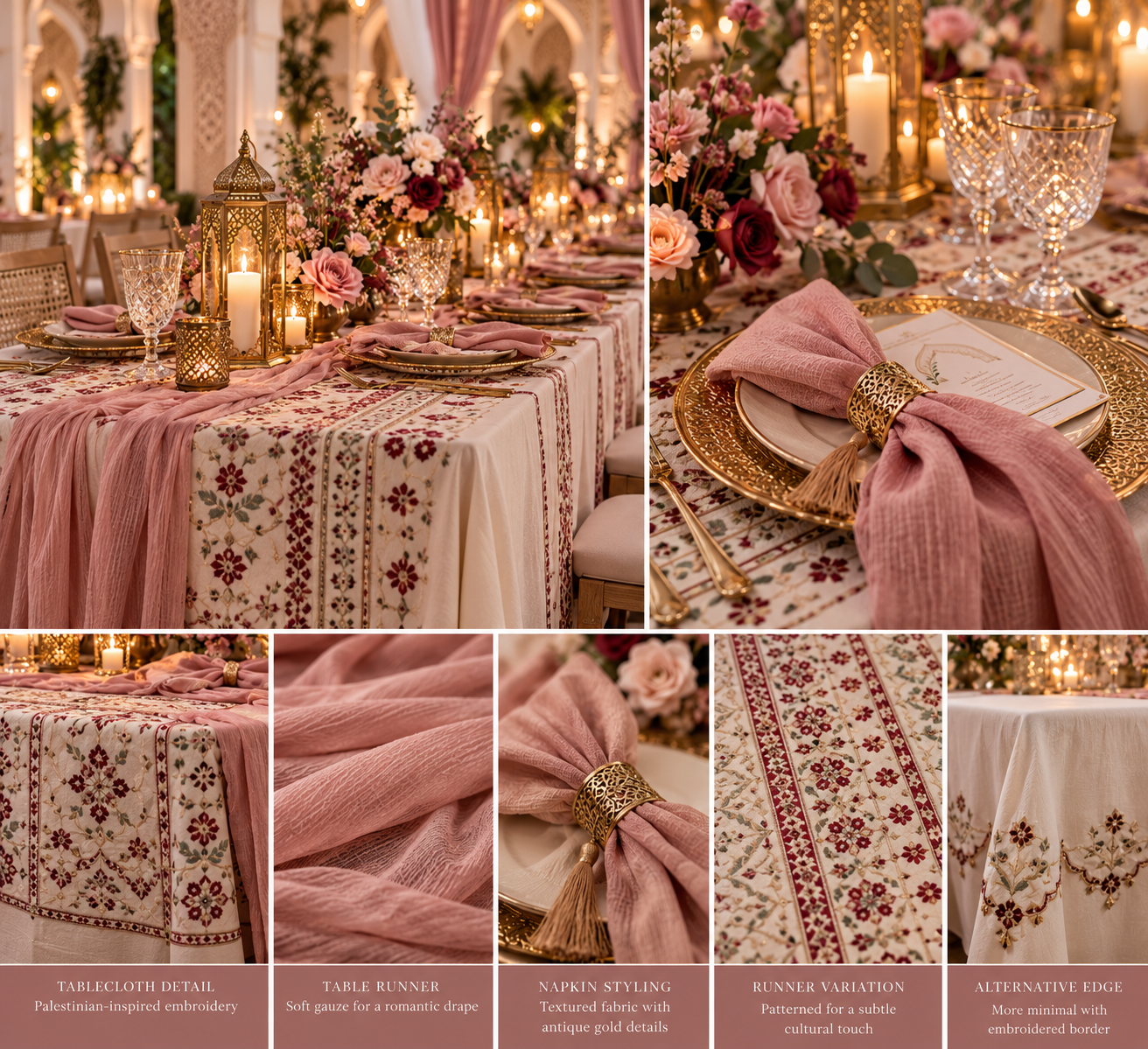 Sage and gold baby shower setting with a welcome display